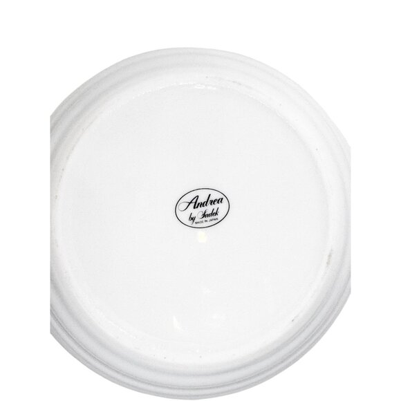 Andrea By Sadek Floral Teapot & Cup Set Porcelain Gold Trim Butterfly Design - Picture 2 of 16